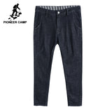 Pioneer camp new arrival jeans men brand clothing solid quality denim jeans pants men quality trousers for men blue ANZ803108