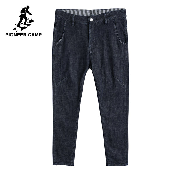 Pioneer camp new arrival jeans men brand clothing solid quality denim jeans pants men quality trousers for men blue ANZ803108